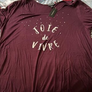 Purple Joie de Vivre Top Lane Bryant